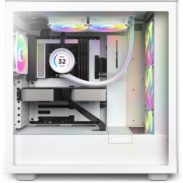 【NZXT 優惠】NZXT Kraken Elite 240 RGB WHITE 白色 with LCD Display 240mm Liquid CPU Cooler RL-KR24E-W1