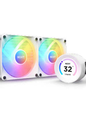【NZXT 優惠】NZXT Kraken Elite 240 RGB WHITE 白色 with LCD Display 240mm Liquid CPU Cooler RL-KR24E-W1