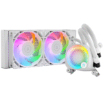 EKWB EK-Nucleus AIO CR240 Lux D-RGB WHITE 白色 240mm Liquid CPU Cooler 3831109897843