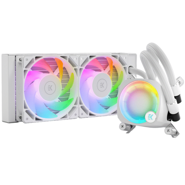 EKWB EK-Nucleus AIO CR240 Lux D-RGB WHITE 白色 240mm Liquid CPU Cooler 3831109897843