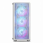 ABKO Suitmaster 322S White Tempered Glass ATX Computer Case