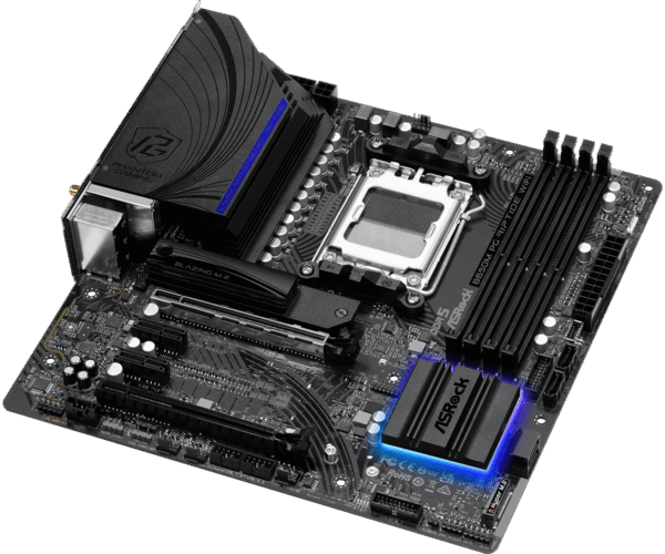 ASRock B650M PG Riptide WiFi DDR5,Socket AM5 mATX Motherboard