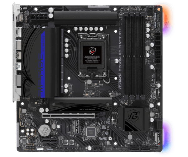 ASRock B760M PG Riptide DDR5,LGA 1700 mATX Motherboard