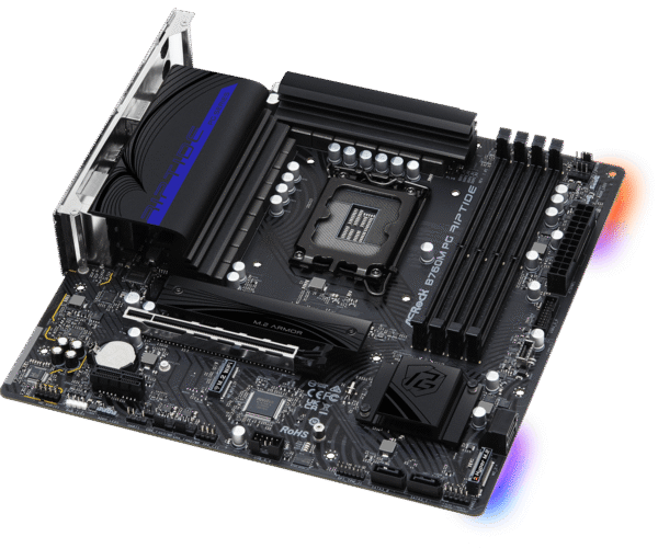 ASRock B760M PG Riptide DDR5,LGA 1700 mATX Motherboard